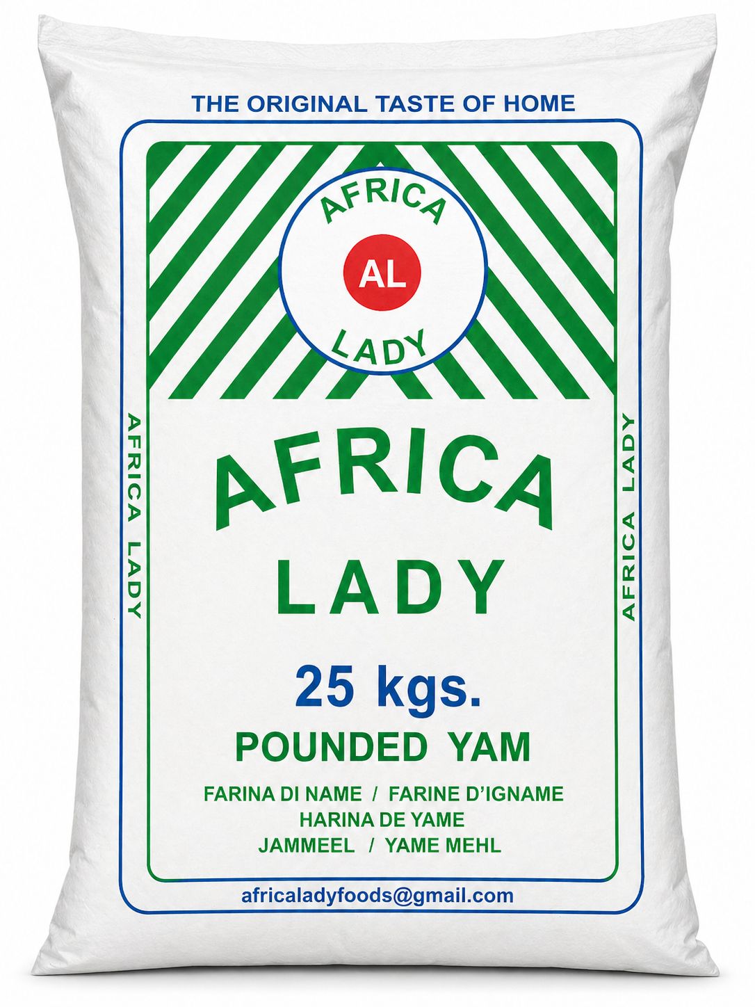 Africa Lady Pounded Yam Flour (Iyan) - Bulk 25kg Bag